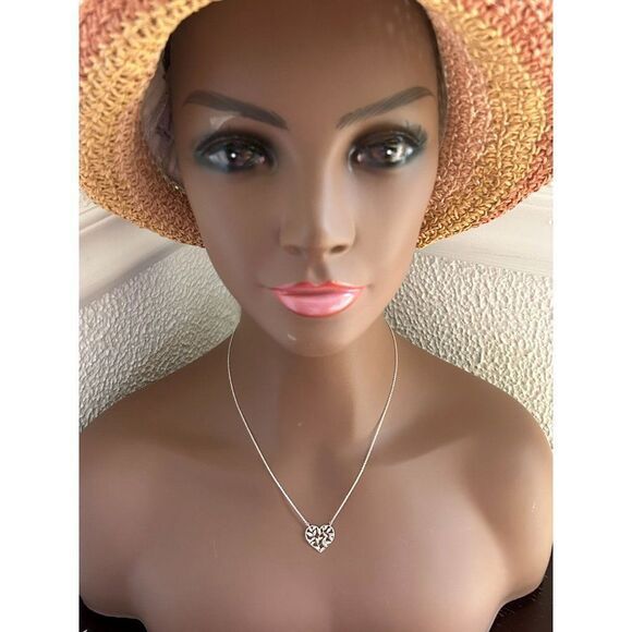 T&Co. 925 Paloma Picasso Olive Leaf Heart Pendant Necklace - Picture 7 of 7